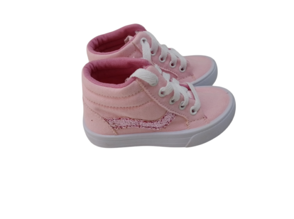 Coturno Glitter Rosa Infantil